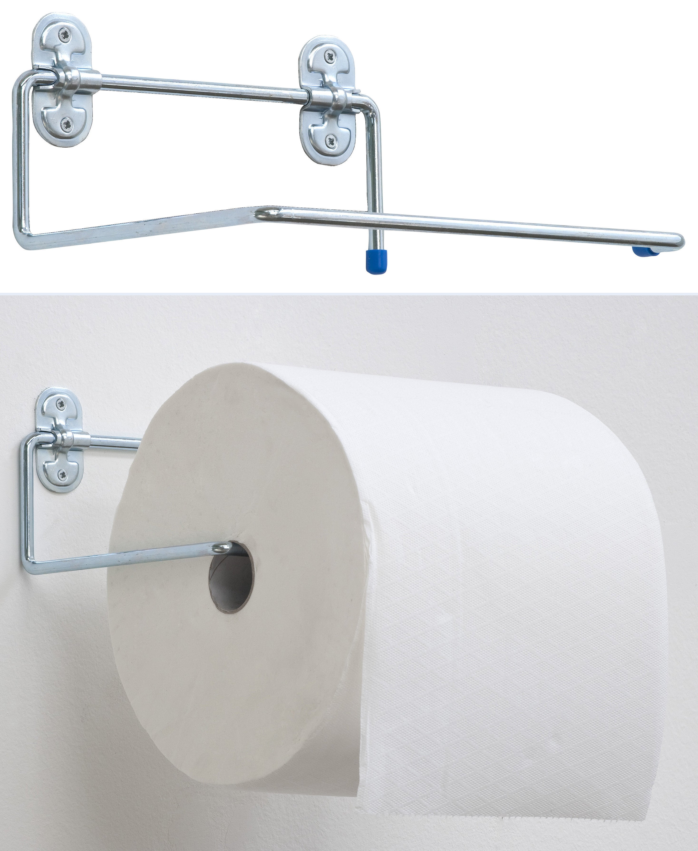 portarotolo gancio per rotolone carta strappo