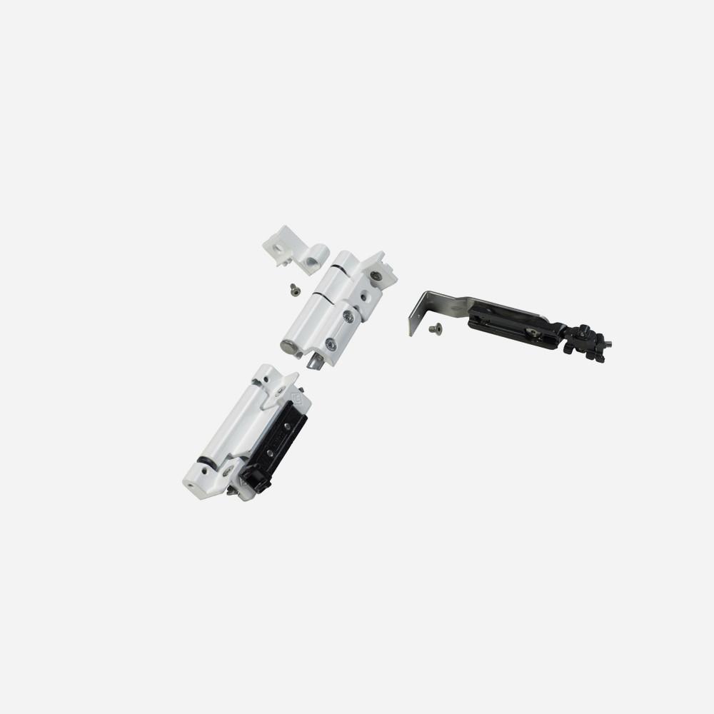 Kit Cerniere e braccio per anta affiancata  per anta ribalta WEEN colore BIANCO 9010