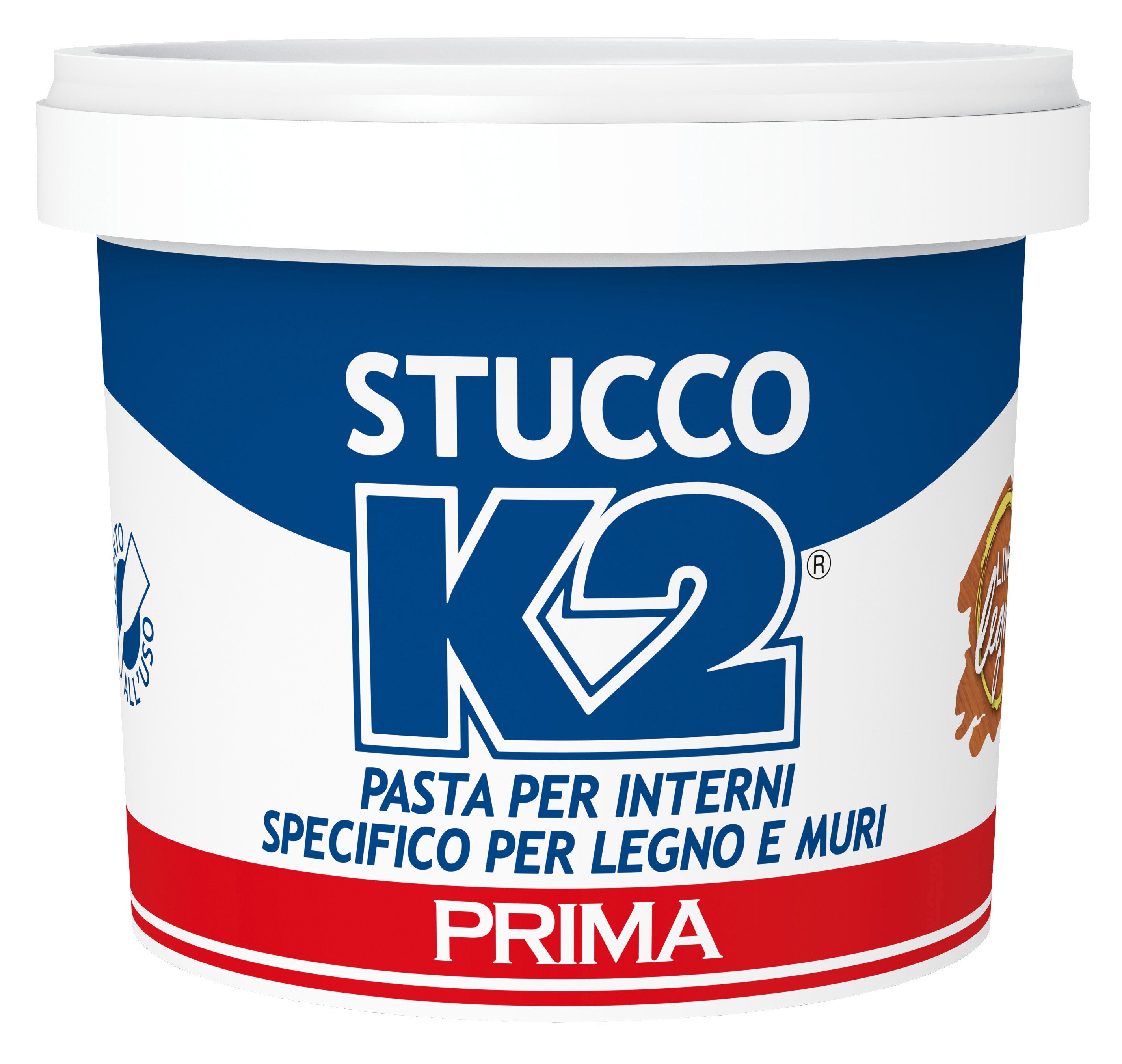stucco per legno in pasta k2 rovere 0,5kg