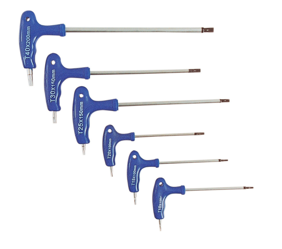 serie chiavi torx impugnatura t 6pz t10-t40
