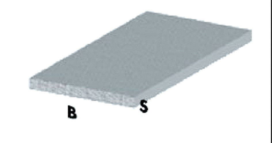 profilo alluminio piatto 30X2 altezza 1 metro