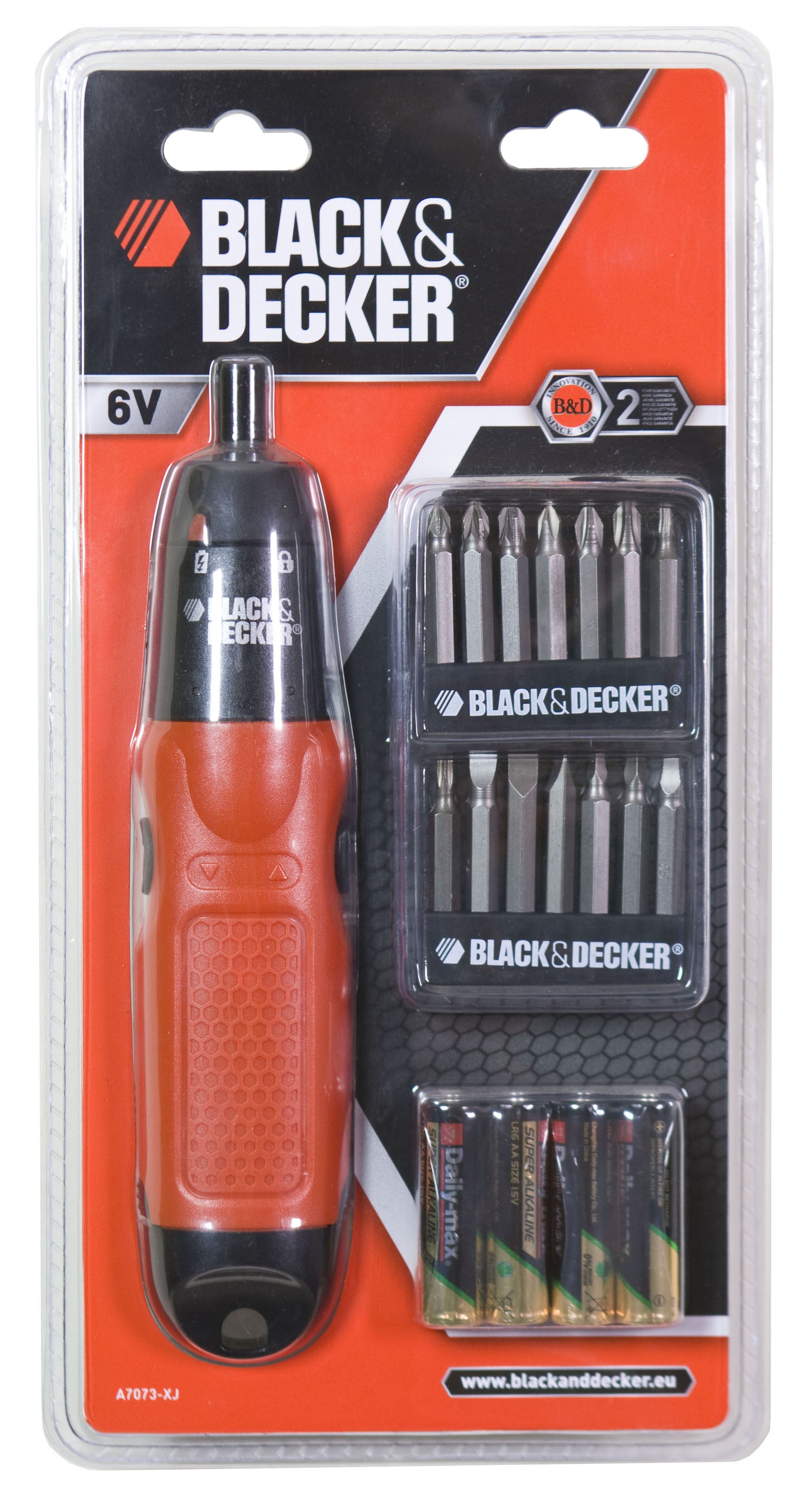cacciavite a batteria svita avvita 19pz black decker a7073xj