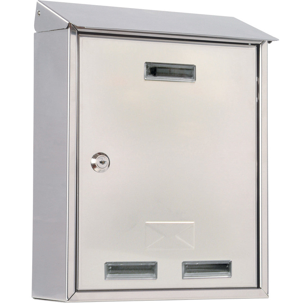 cassetta postale inox con tetto