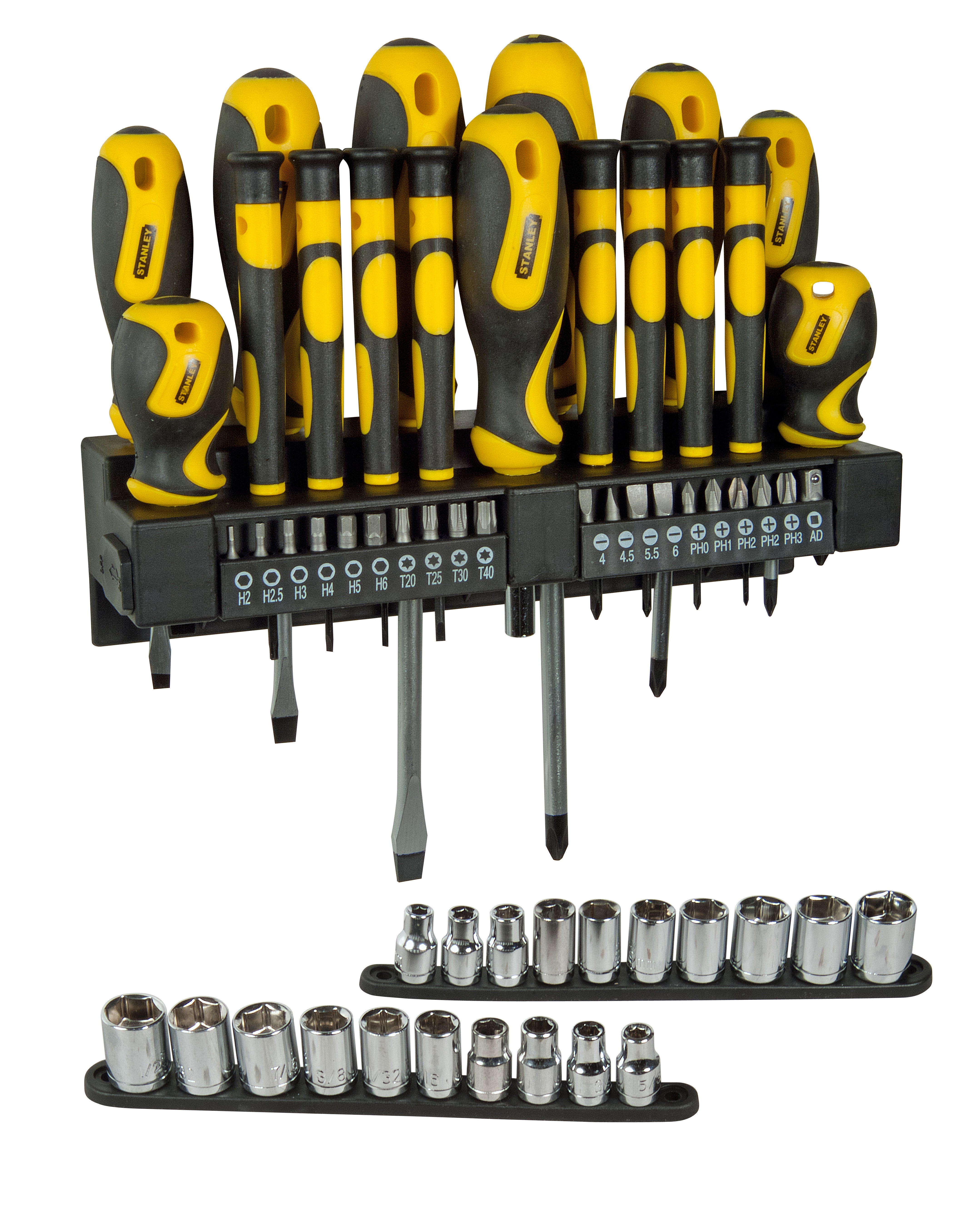 stanley set cacciaviti bussole 57 pezzi