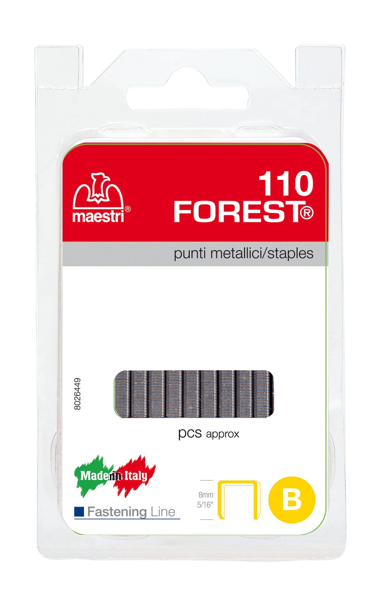 punti metallici per graffatrice maestri 110 1008pz
