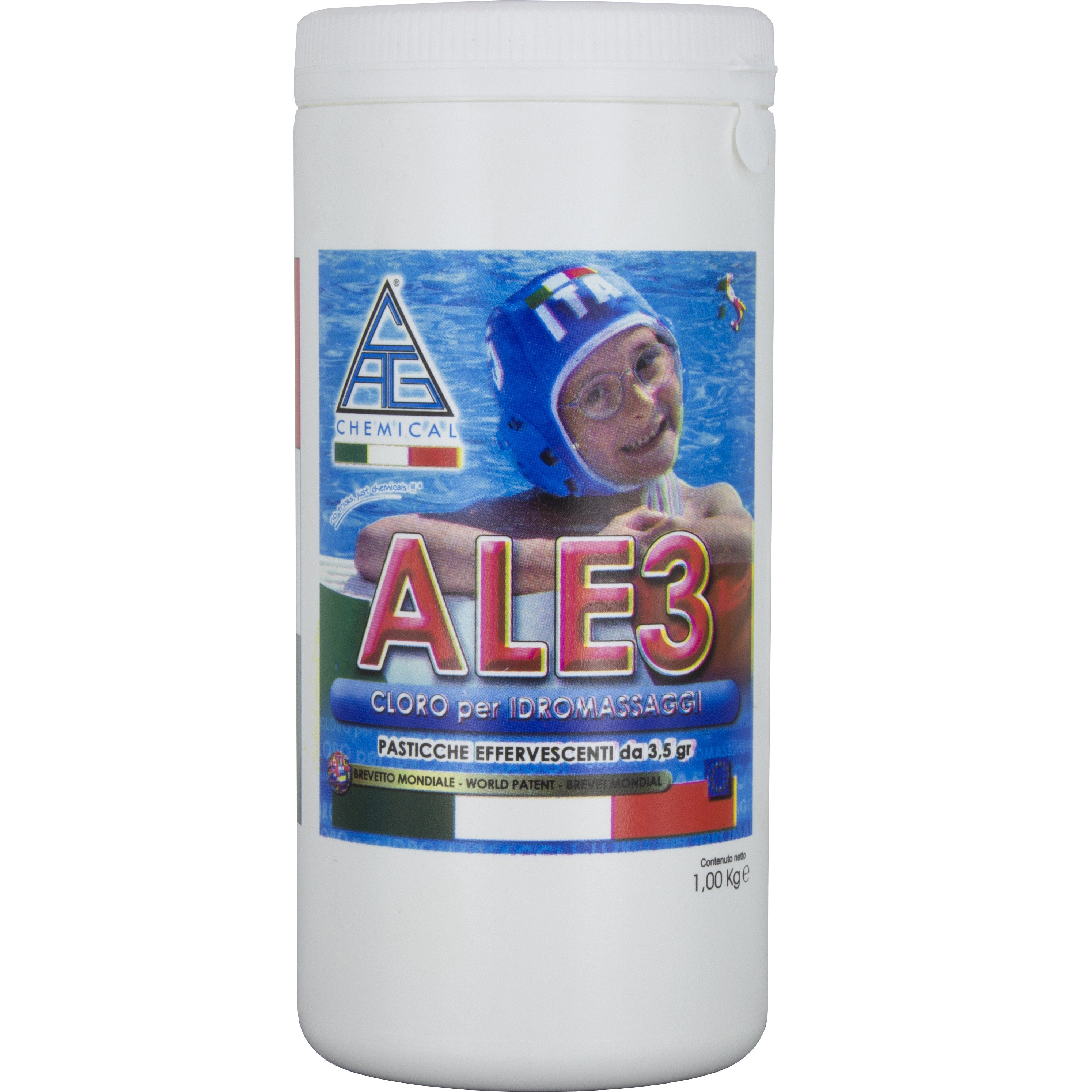 cloro piscine in pastiglie da 3,5g 1kg