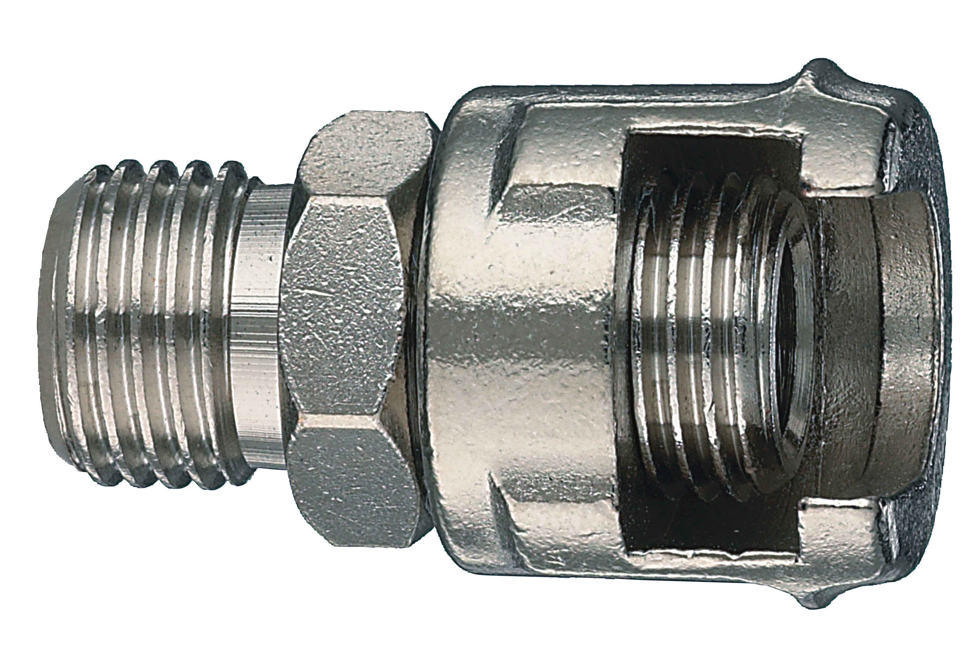 raccordo con dado fresato compressore gr.1/4